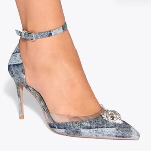 Kurt Geiger Blue Denim Women's Heels